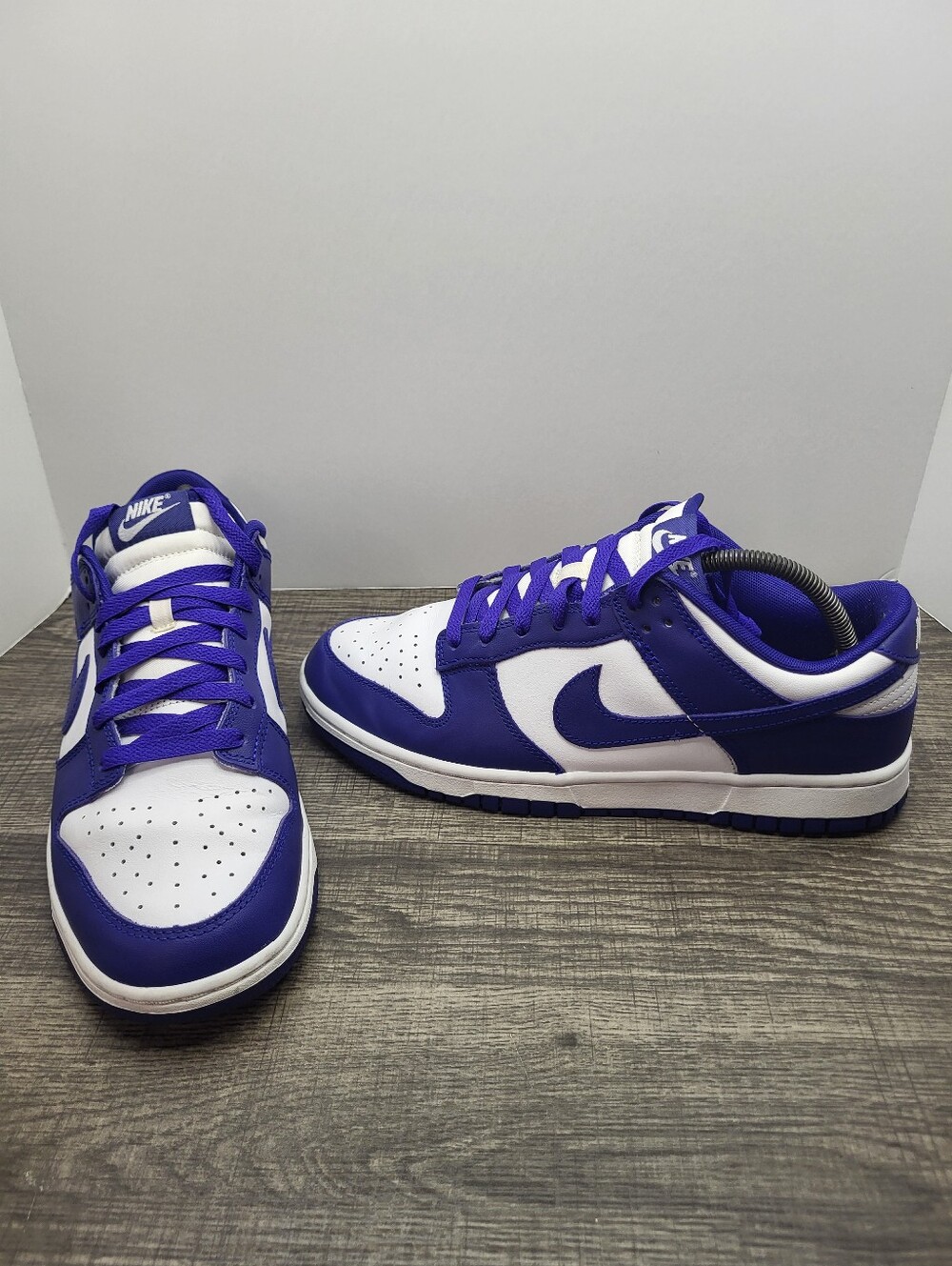 Nike Dunk Blue White Low Top Lace-Up Men’s Size 9.5 Athletic Sneakers Shoes